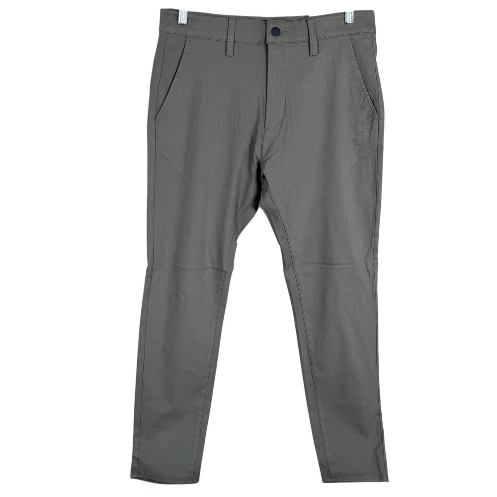 NEW Projek Raw Bungeeflex Classic Fit Pants Mens 32x31 Moss Lichen Gray Stretch